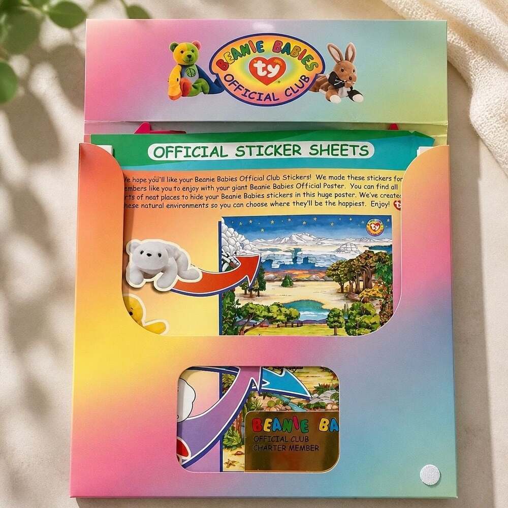 Vintage Ty Beanie Babies Official Club First Edition Charter Membership Kit